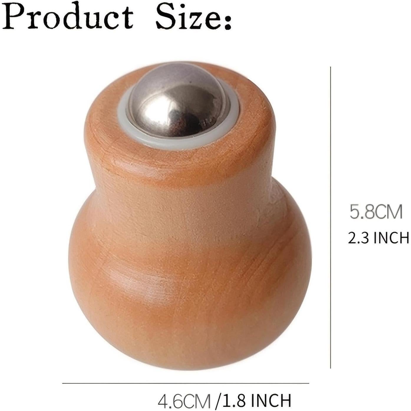 Rodillo de Masaje Facial KINTEGOOD Acero Inoxidable 360°