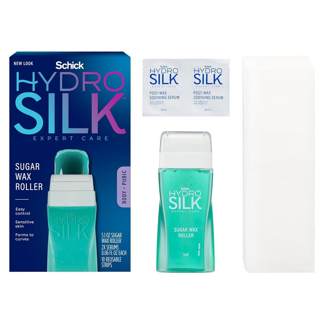 Roll-On de Cera de Azúcar Schick Hydro Silk para Cuerpo y Bikini