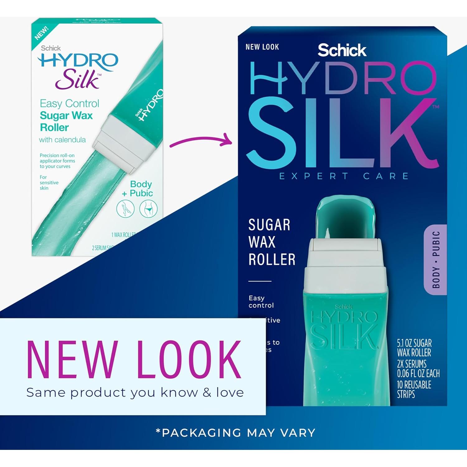 Roll-On de Cera de Azúcar Schick Hydro Silk para Cuerpo y Bikini