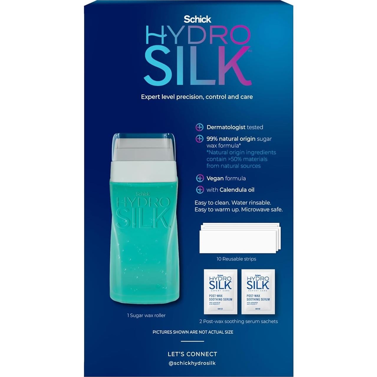 Roll-On de Cera de Azúcar Schick Hydro Silk para Cuerpo y Bikini