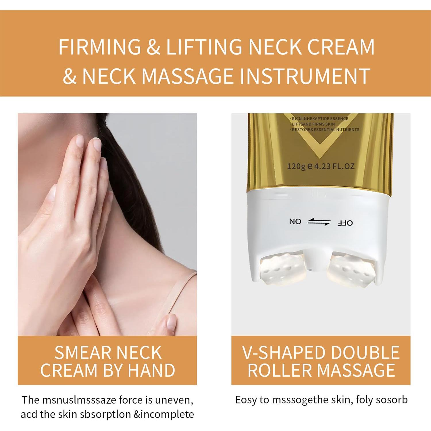 Crema Reafirmante para Cuello AH-8 con Rodillo - Hidratante