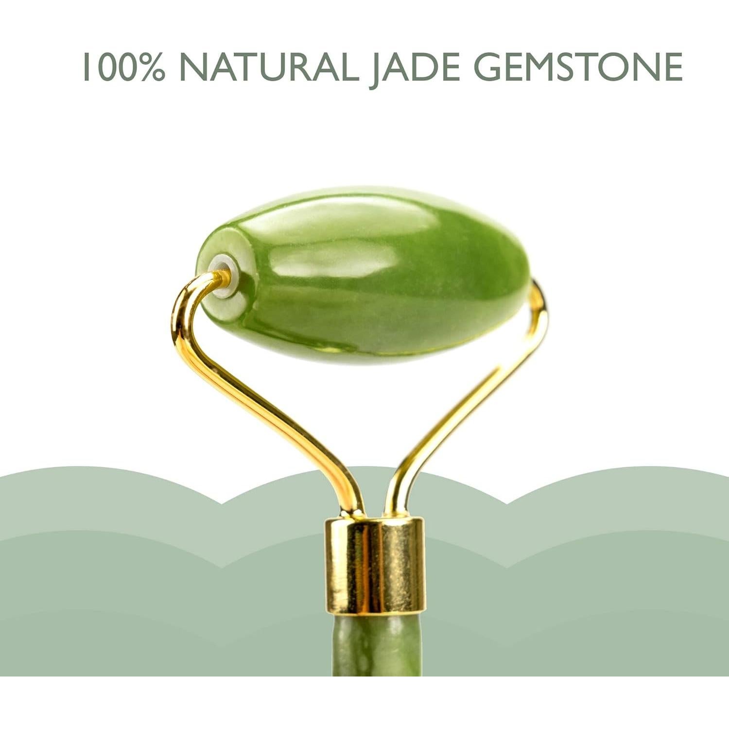 Set de Máscara Facial de Hielo y Rodillo de Jade - Antienvejecimiento