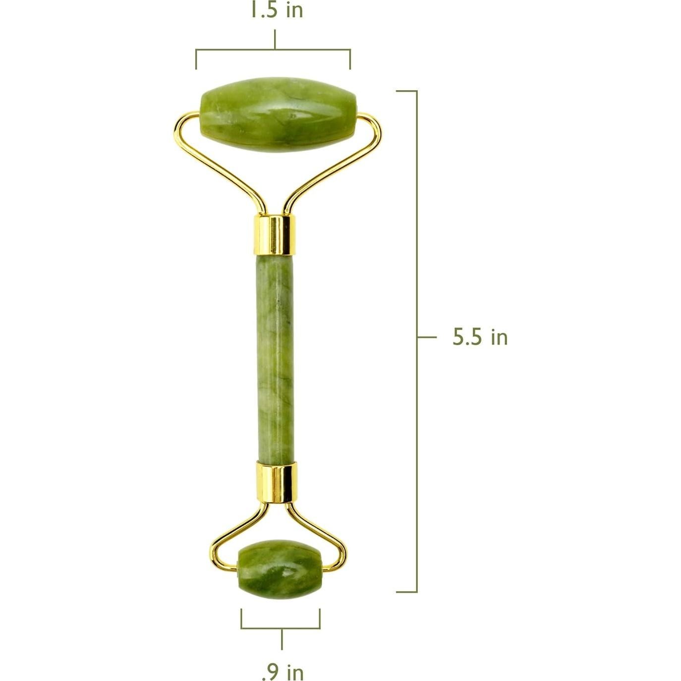 Set de Máscara Facial de Hielo y Rodillo de Jade - Antienvejecimiento