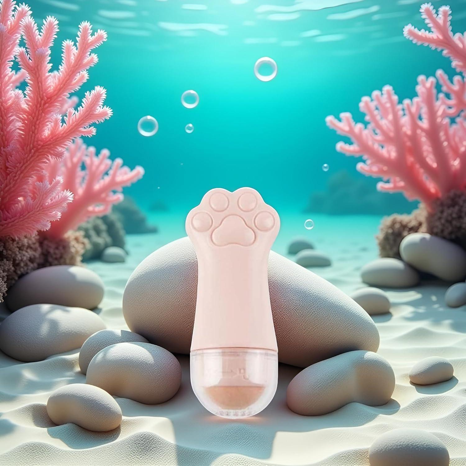 Rodillo Absorbente de Aceite Facial Rosa GANPUB 8.89 cm