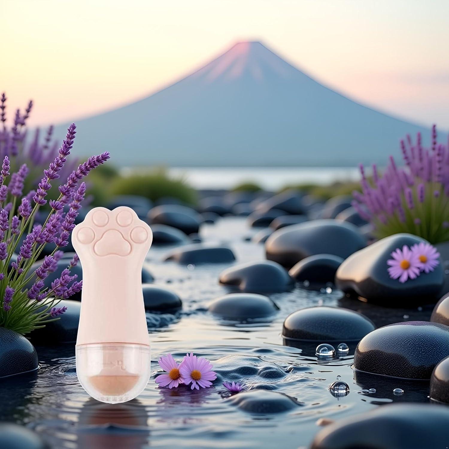 Rodillo Absorbente de Aceite Facial Rosa GANPUB 8.89 cm