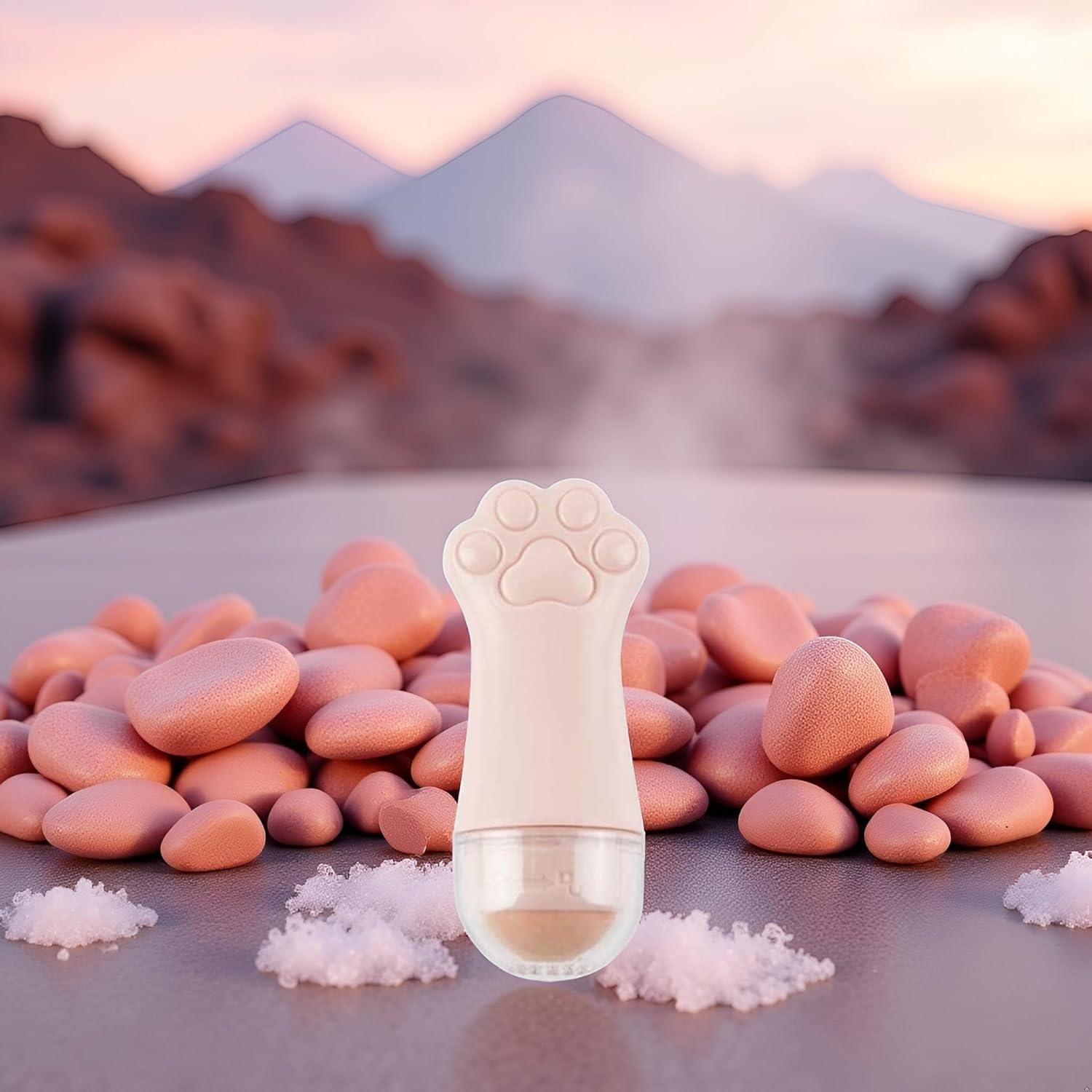 Rodillo Absorbente de Aceite Facial Rosa GANPUB 8.89 cm