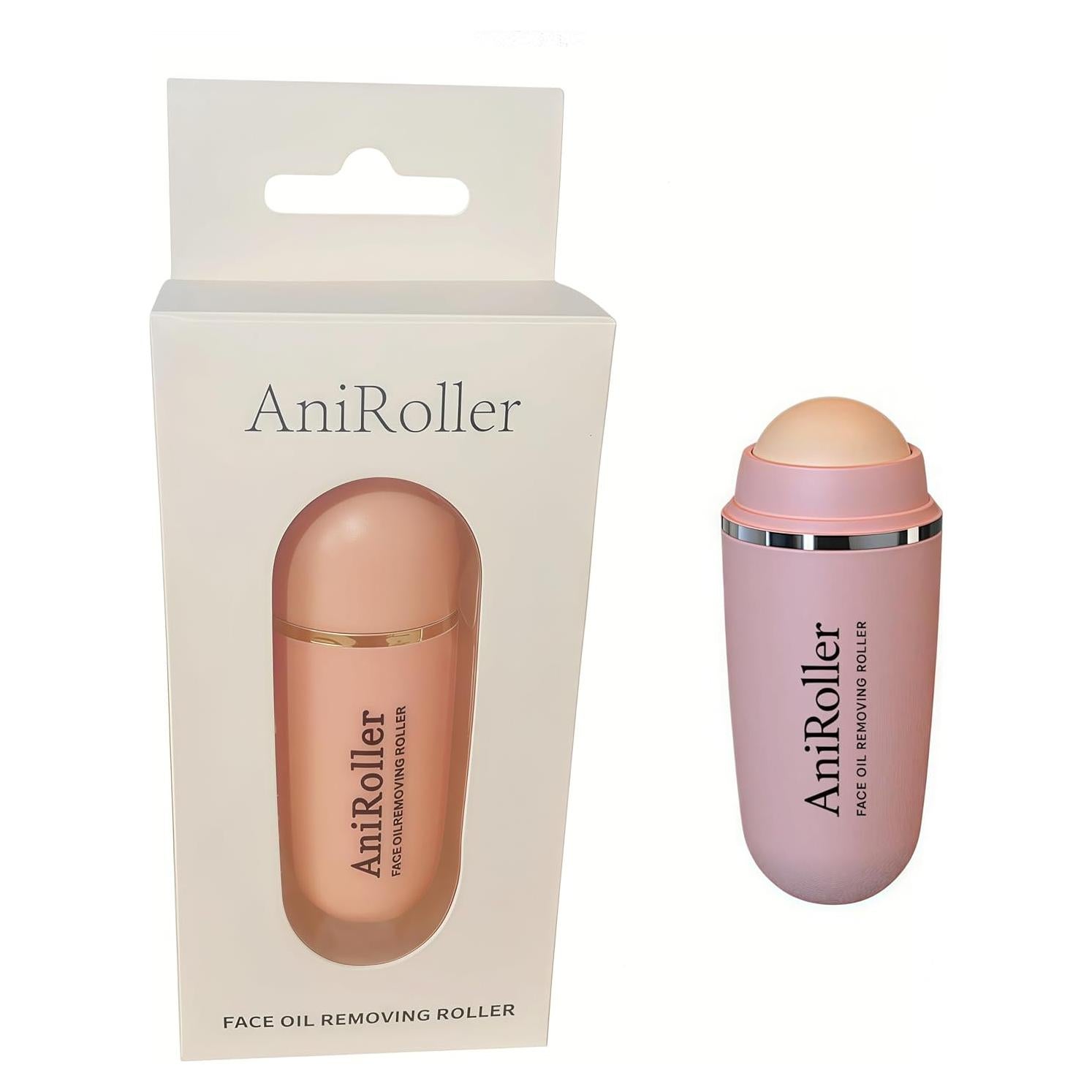 Rodillo Facial Reutilizable AniRoller - Piedra Volcánica Rosa