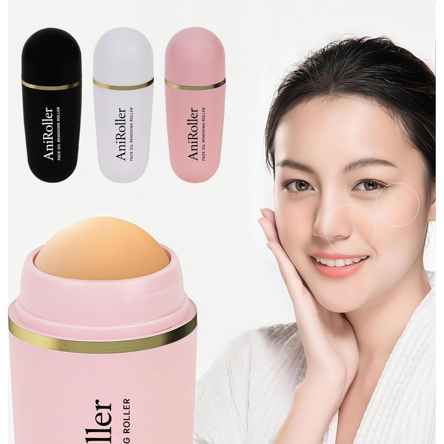 Rodillo Facial Reutilizable AniRoller - Piedra Volcánica Rosa