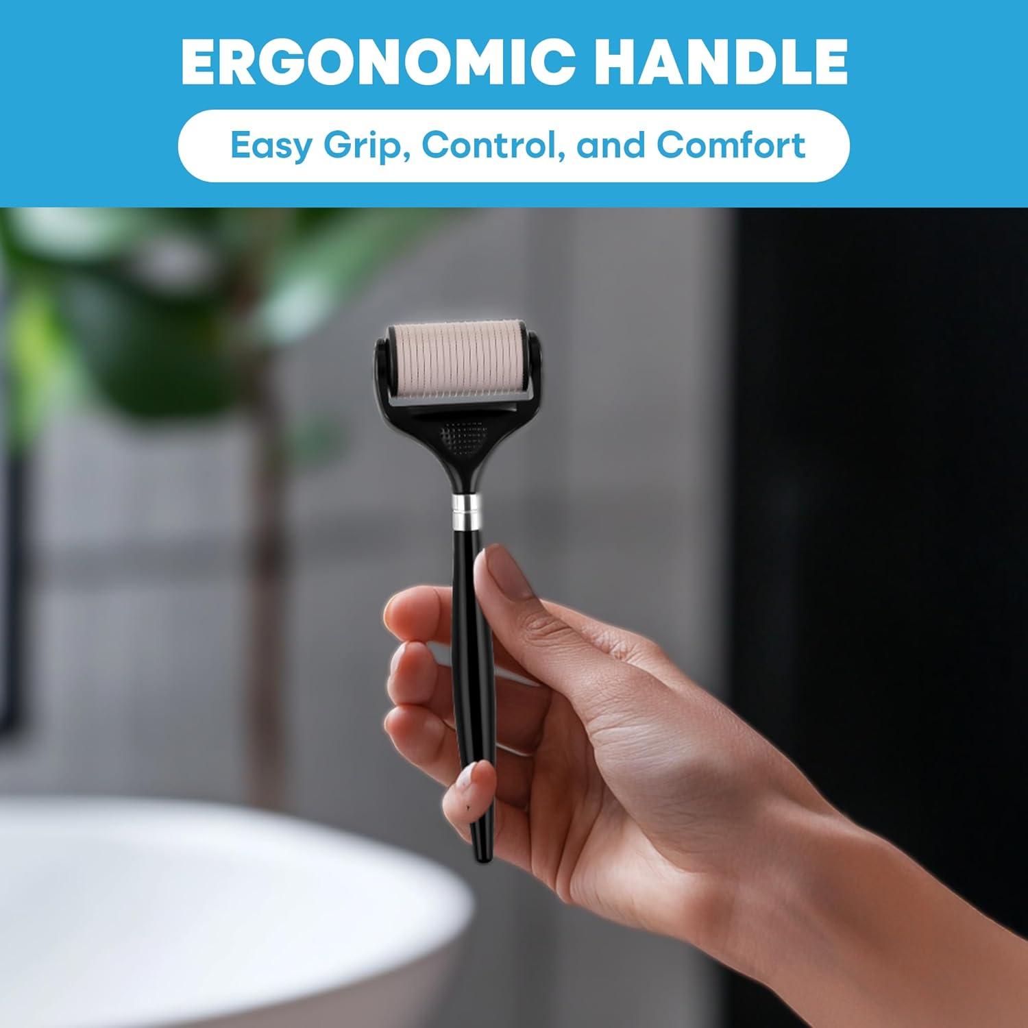 Rodillo Derma Ultra-Ancho Tilcare 0.25 mm para Piel y Cabello