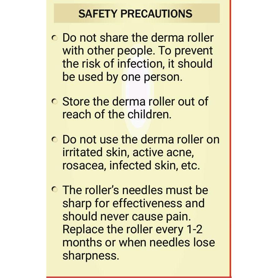 Rodillo Derma Ultra-Ancho Tilcare 0.25 mm para Piel y Cabello