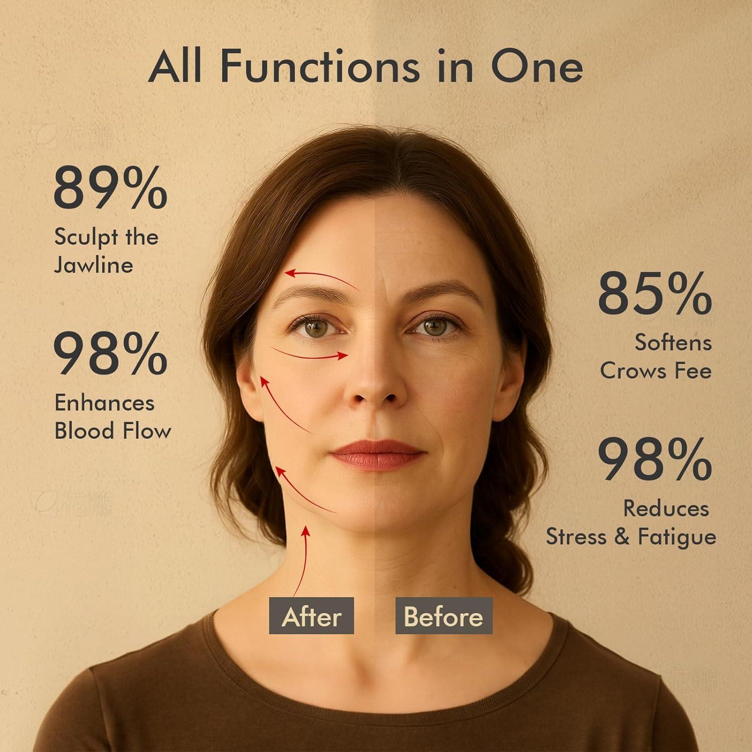 Herramienta Gua Sha de Sándalo CHOSIN para Masaje Facial