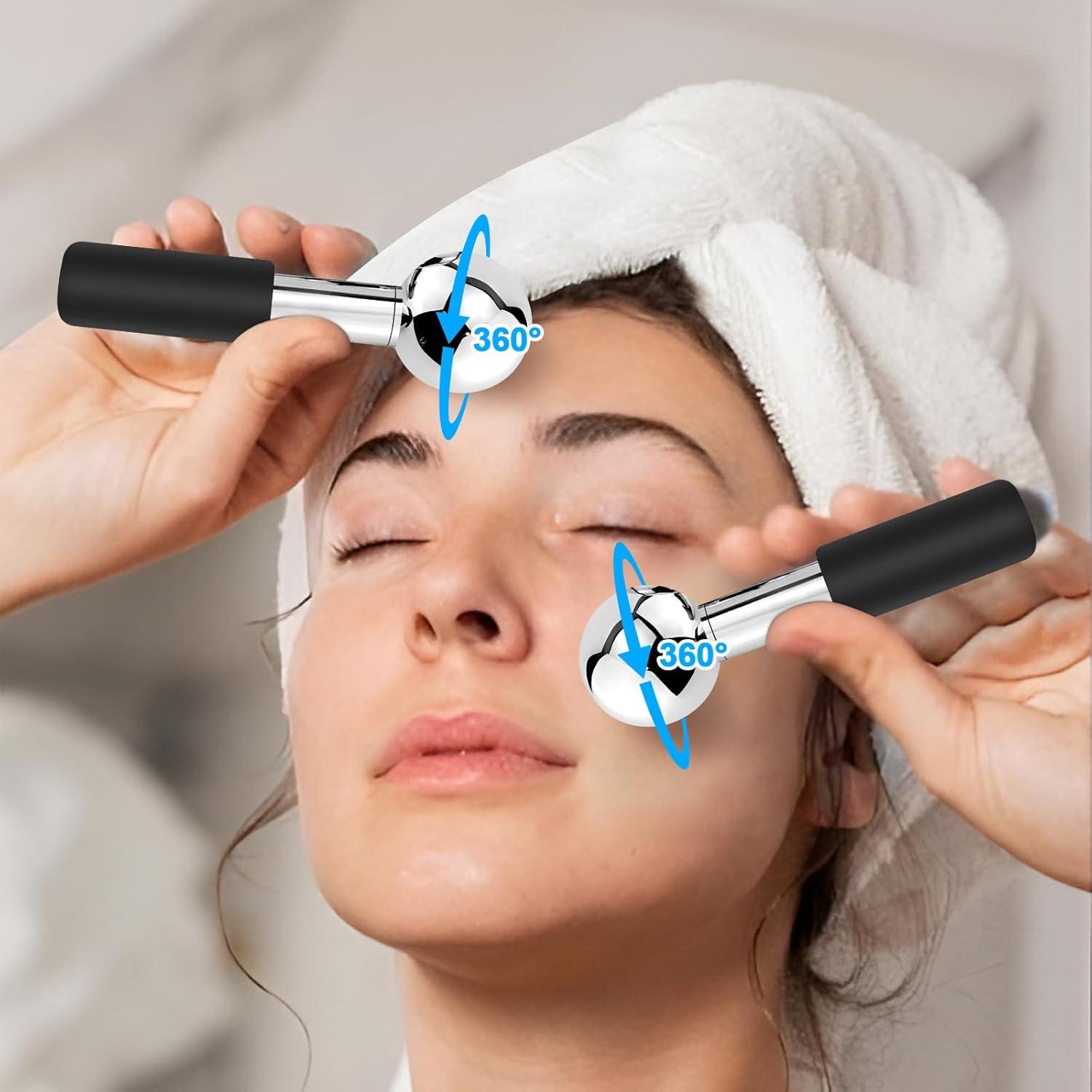 Esferas de Hielo Rotativas CGBE para la Cara - Negro