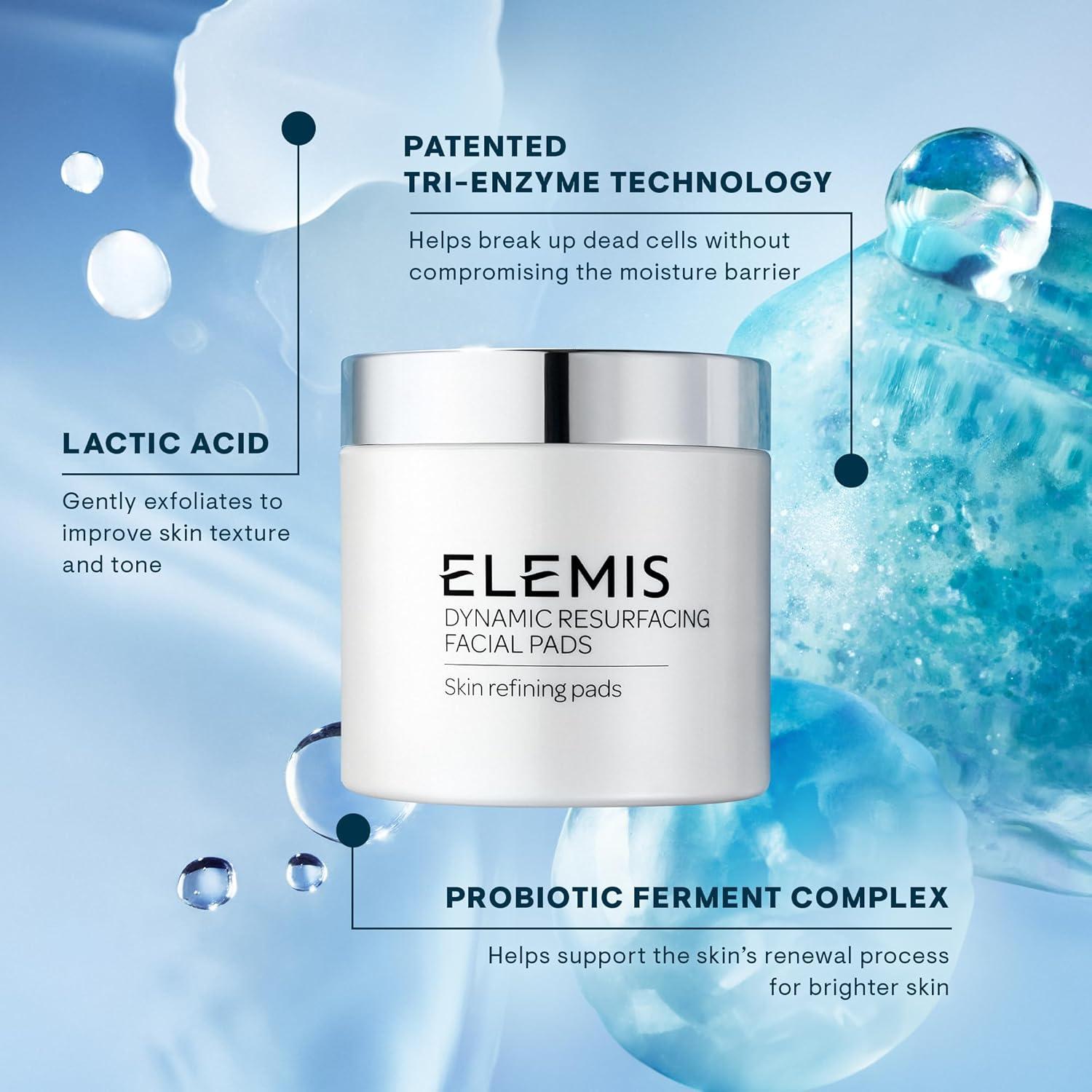 ELEMIS Almohadillas Faciales Exfoliantes Tri-Enzyme 60 Unidades