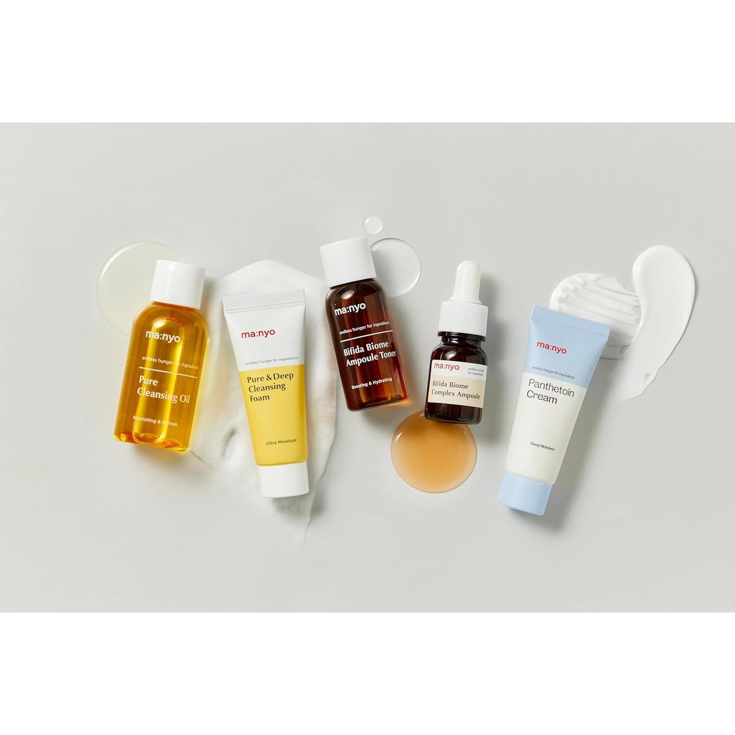 Kit de Cuidado de Piel ma:nyo - Viaje 5 Pasos, Limpieza y Hidratación