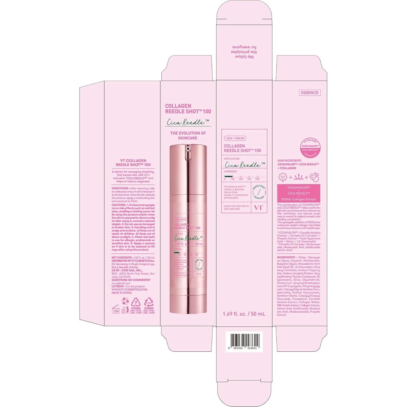 Suero de Colágeno Reedle Shot 100 VT COSMETICS 50ml