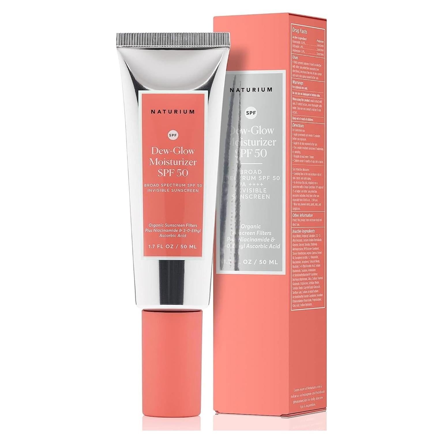 Protector Solar Hidratante Naturium SPF 50 PA++++ 48.2 g