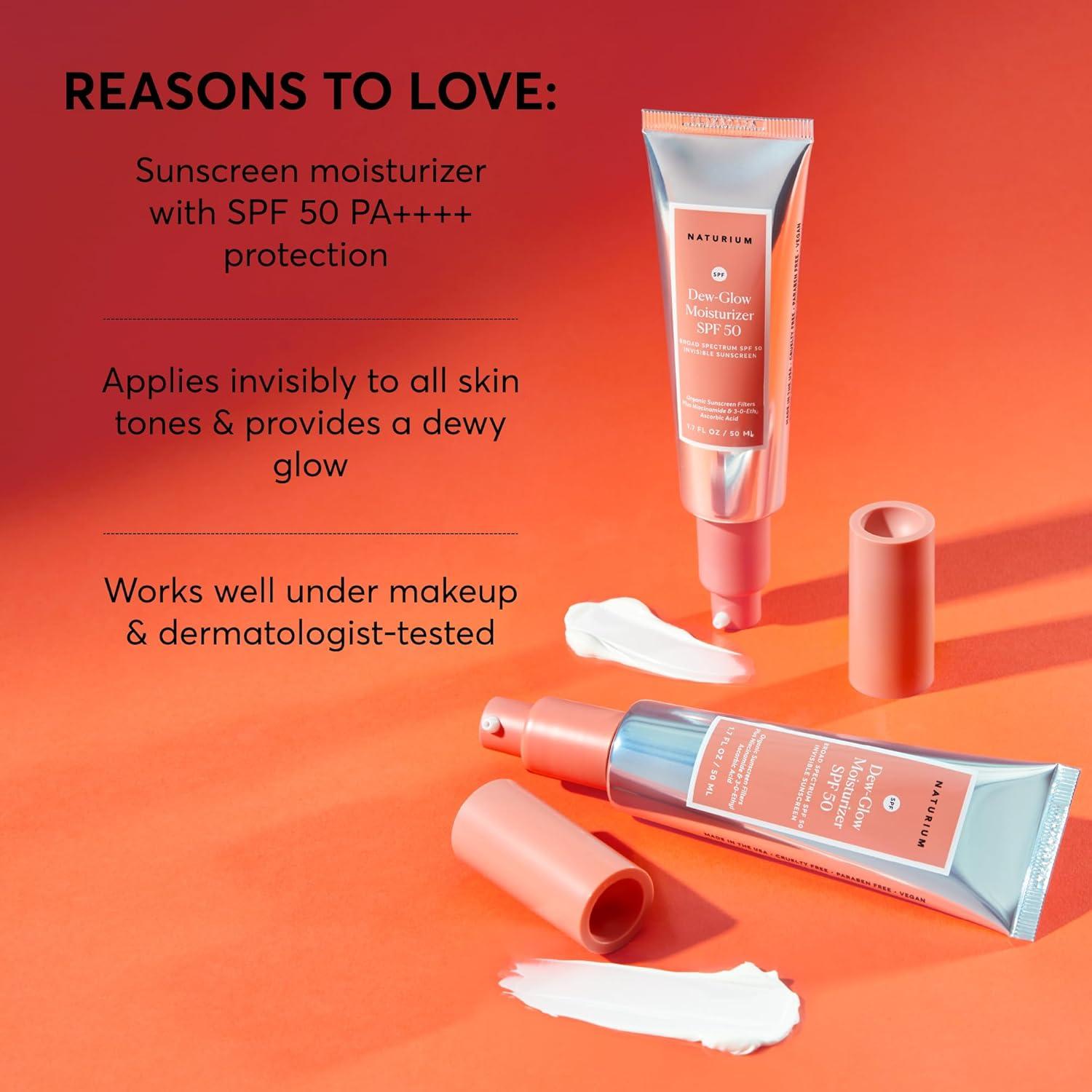 Protector Solar Hidratante Naturium SPF 50 PA++++ 48.2 g