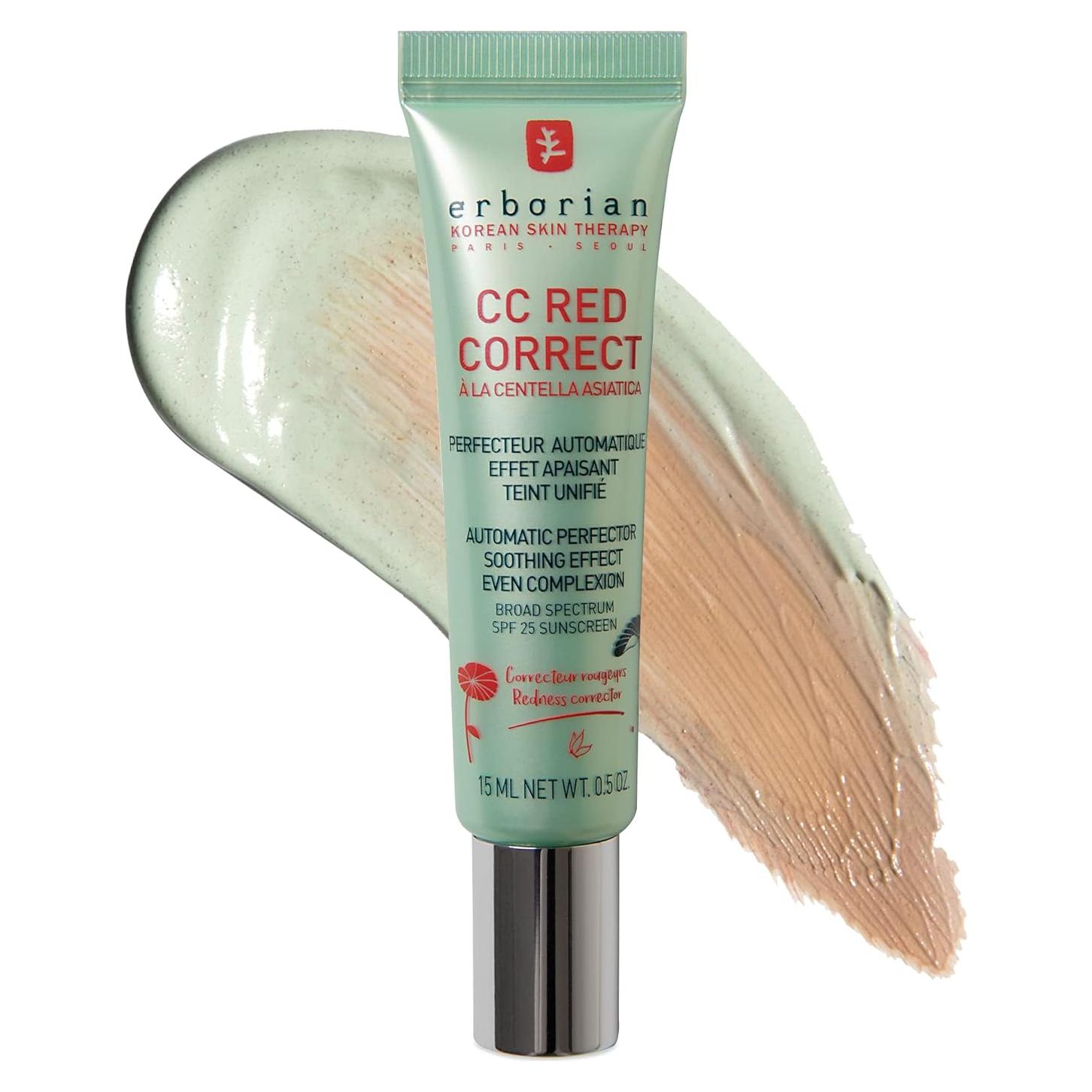 Erborian CC Red Corrector Verde 14g - Cuidado Piel Coreano SPF 25