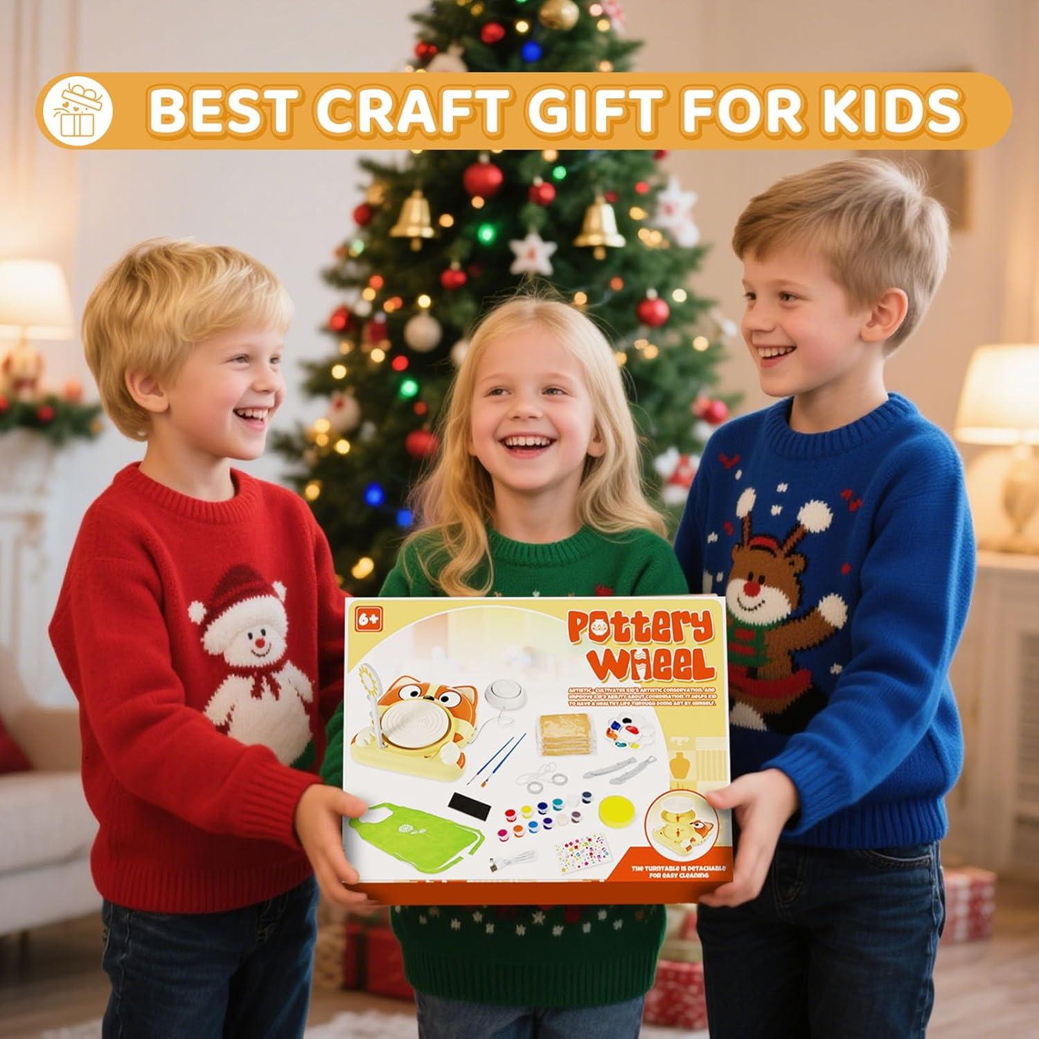 Torno de Alfarería Mini Innofans con Pedal y Arcilla Seca al Aire