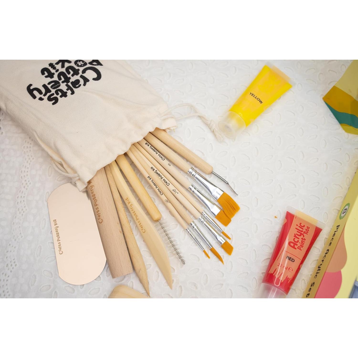 Kit de Cerámica Crafts North CN - Arcilla Secado al Aire 2 kg