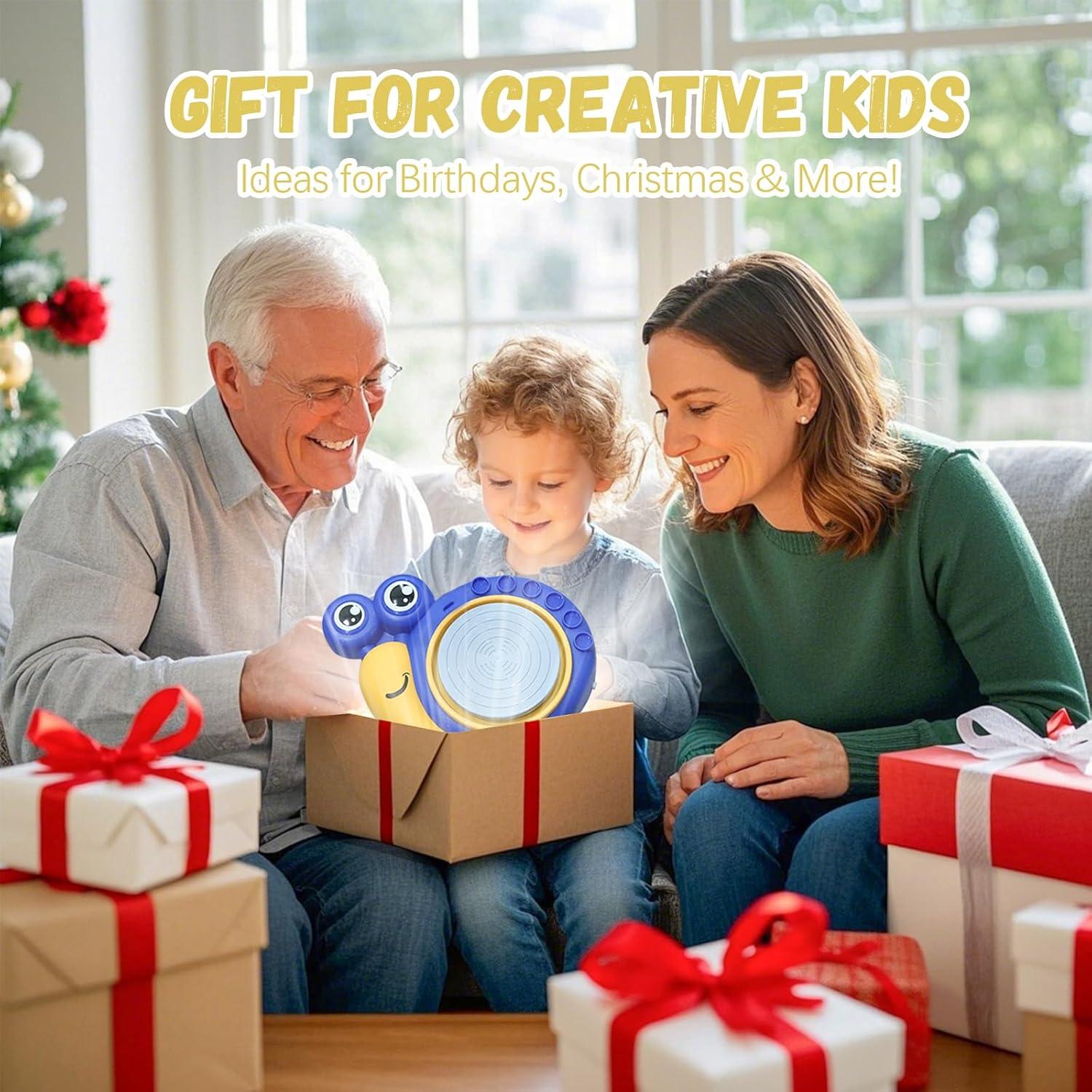 NISCHA Kit de Rueda de Alfarería para Niños 1.21 kg