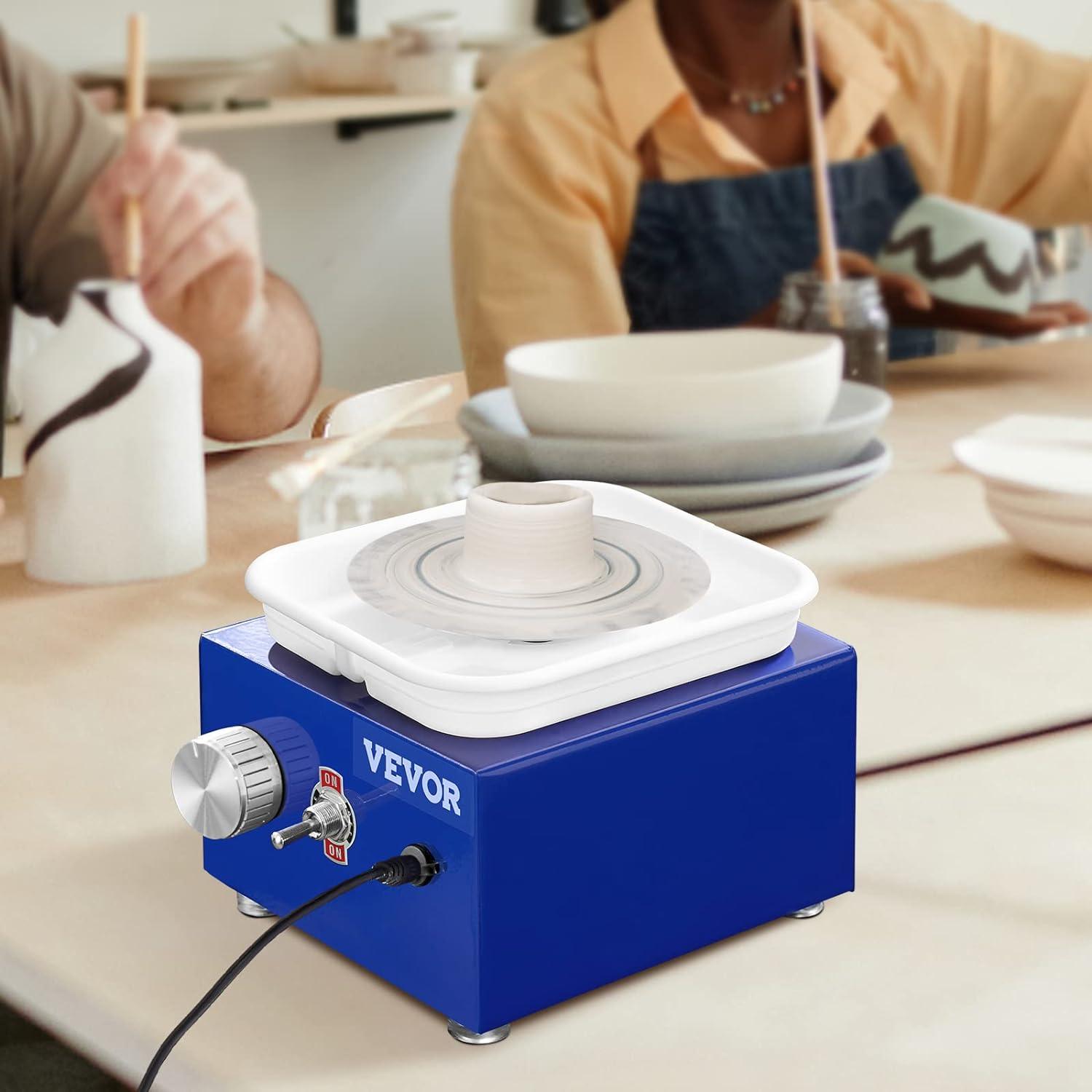 Rueda de Alfarería Mini VEVOR 30W para Niños 8-12 Años