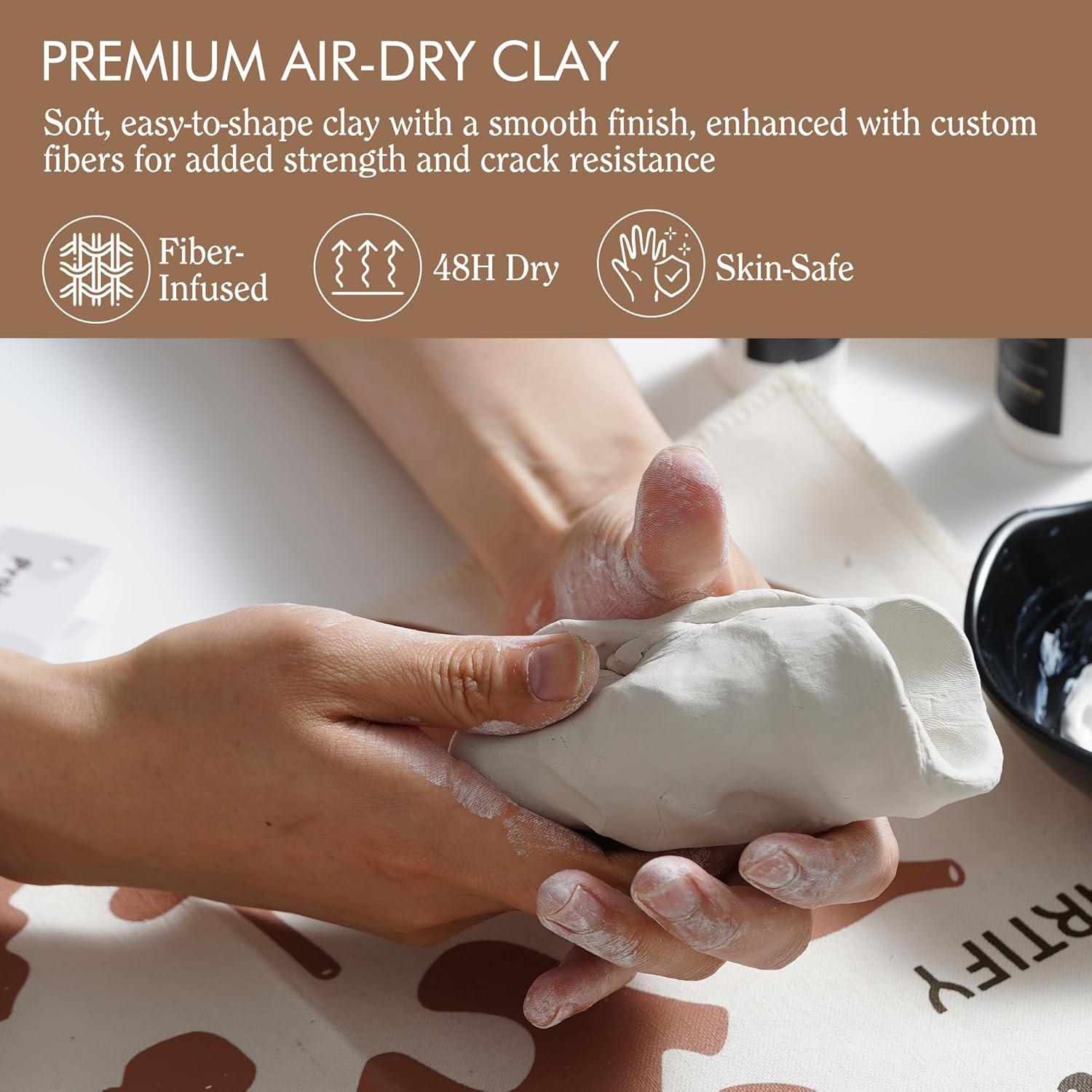 Kit de Arcilla Air Dry Artify para Adultos - Cerámica DIY