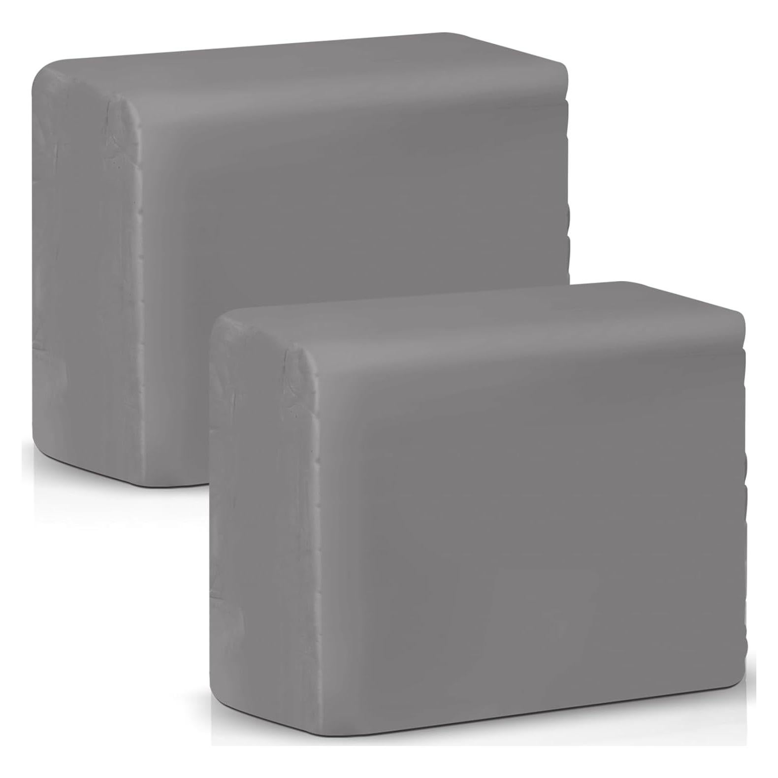 Kit de Arcilla de Modelado Feifeiya 900g Gris con Herramientas