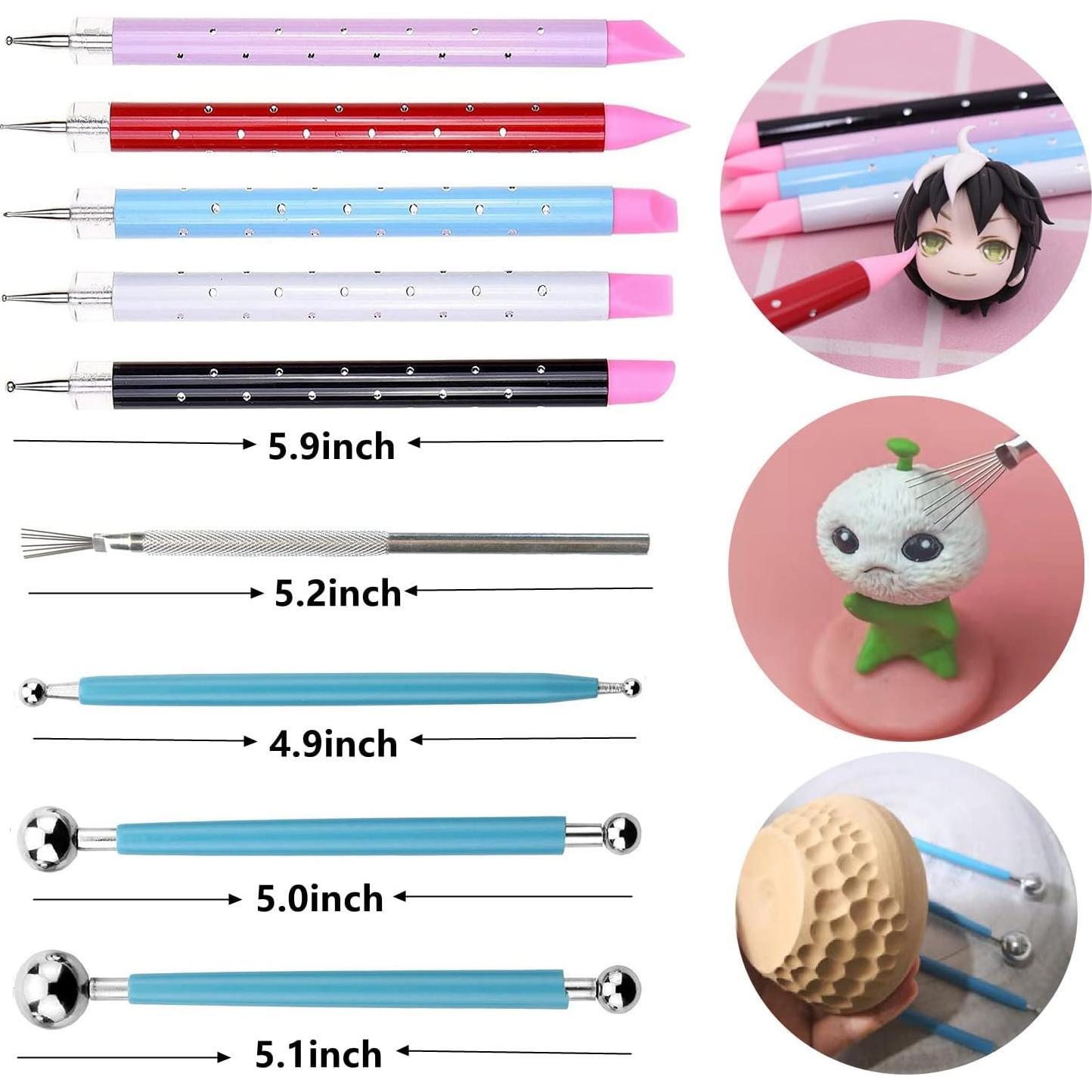 Juego de Herramientas de Arcilla Artzuvs 28 Piezas Escultura