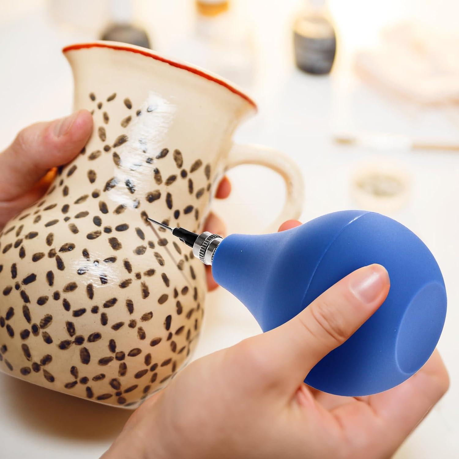 Juego de Herramientas de Cerámica Okllen 150 Pcs con Aplicadores