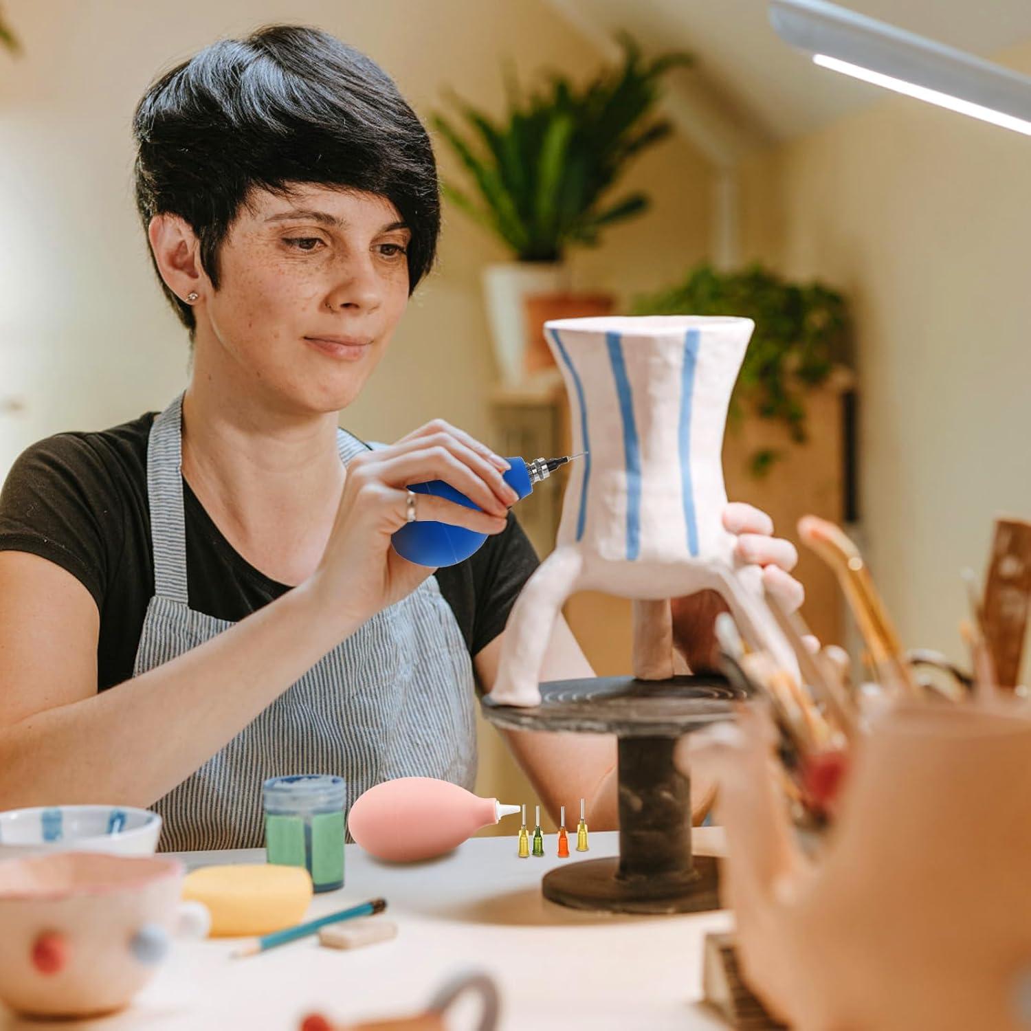 Juego de Herramientas de Cerámica Okllen 150 Pcs con Aplicadores