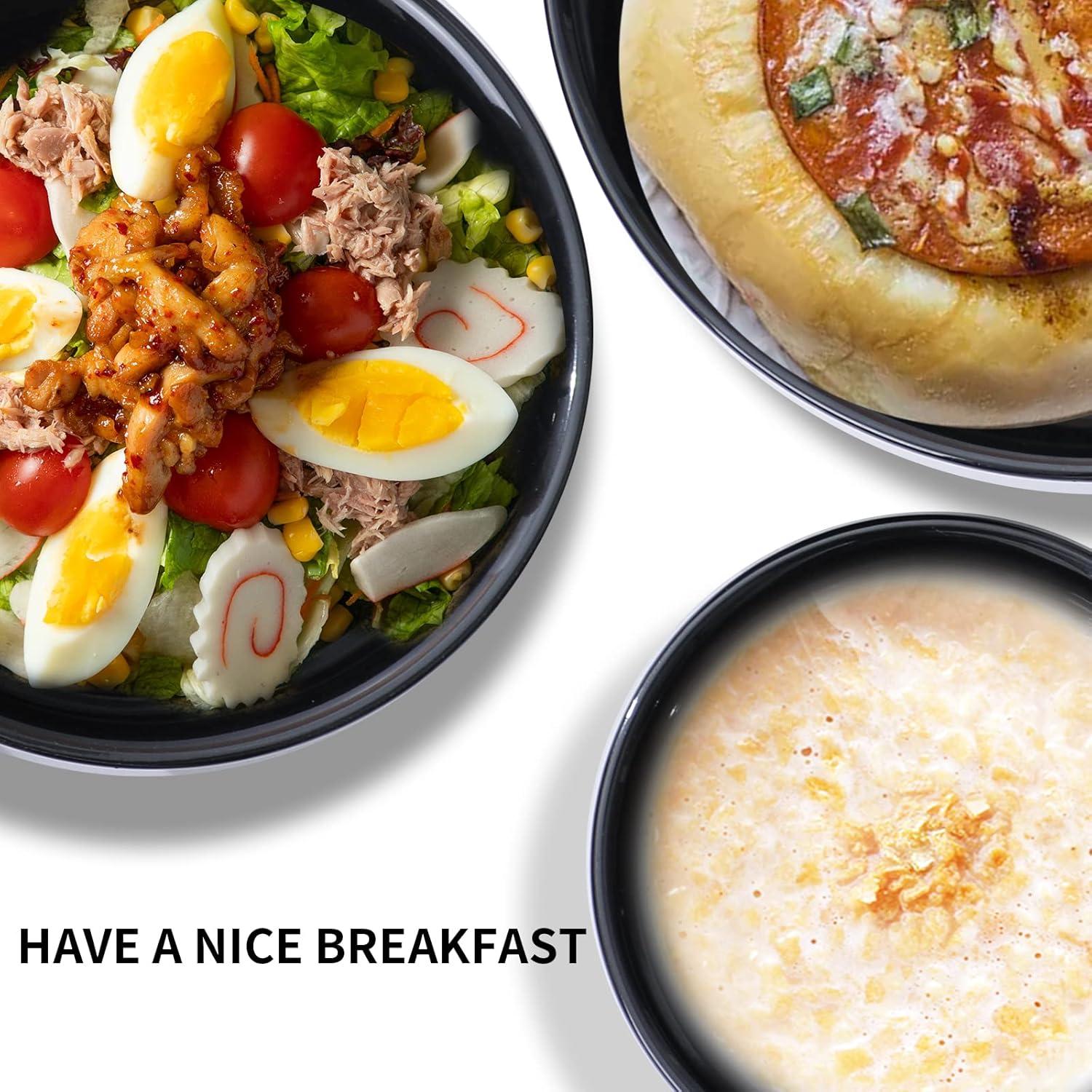 Juego de Cuencos de Mezcla Cerámica Hasense 3 Piezas Azul