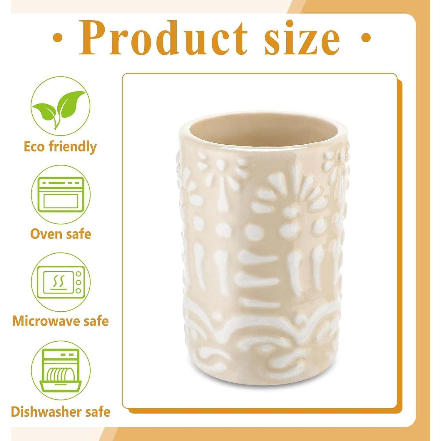 Juego de 6 Vasos de Tequila Roshtia Cerámica 2 oz Blanco