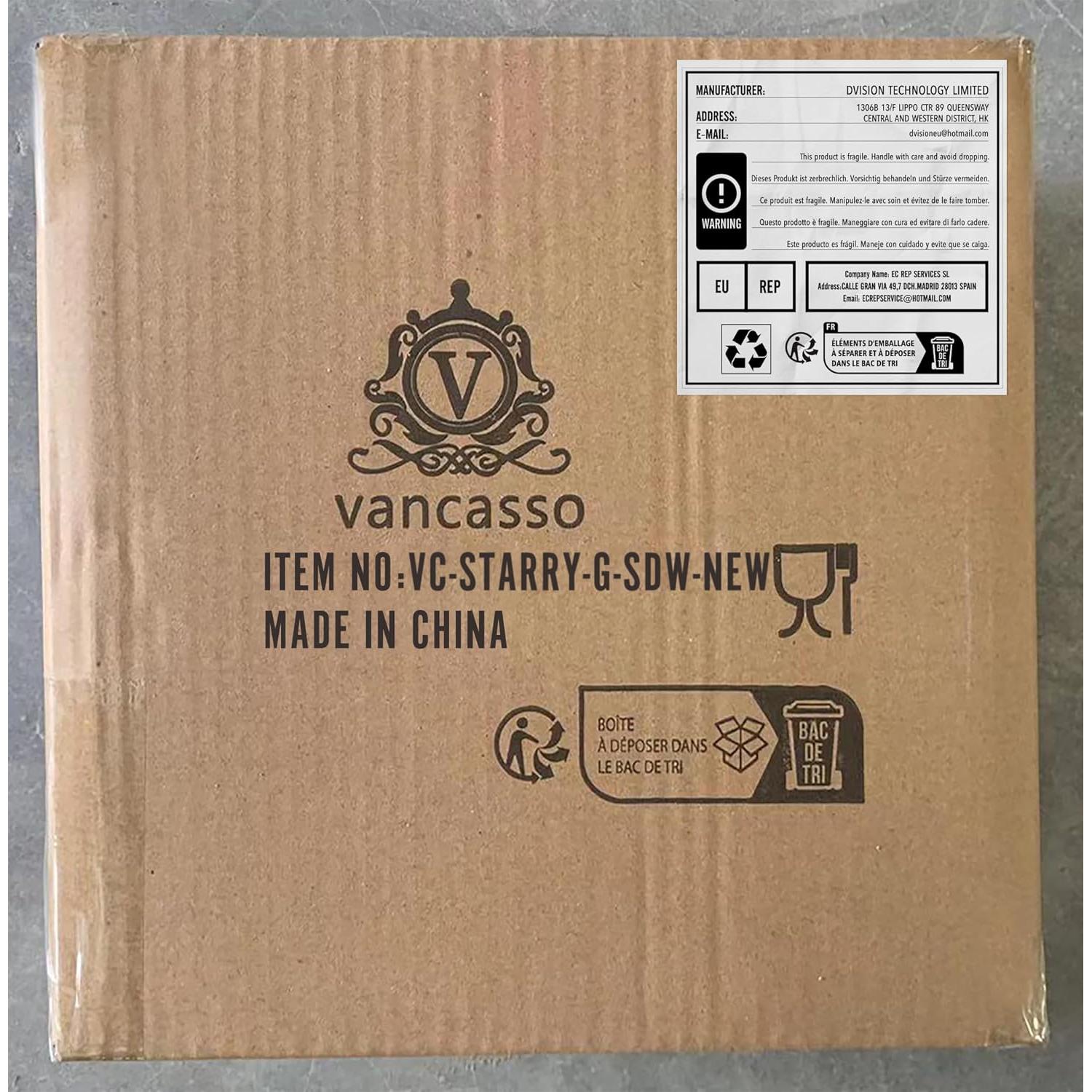 Juego de 4 Cuencos de Cerámica vancasso Starry 14.7cm Verde