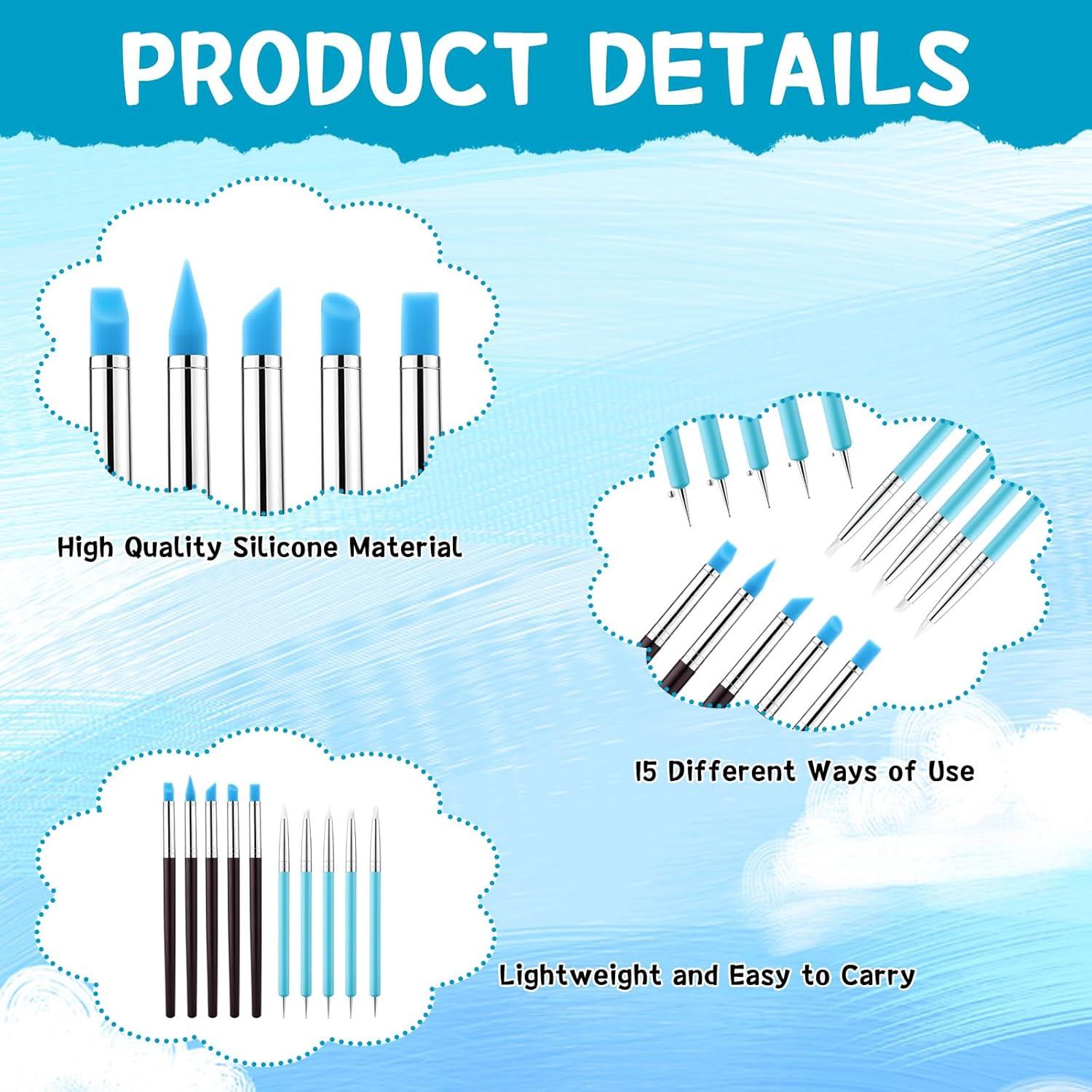 Juego de Herramientas de Escultura de Arcilla Lasnten 60 Pcs