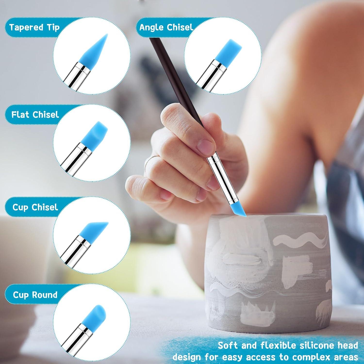 Juego de Herramientas de Escultura de Arcilla Lasnten 60 Pcs