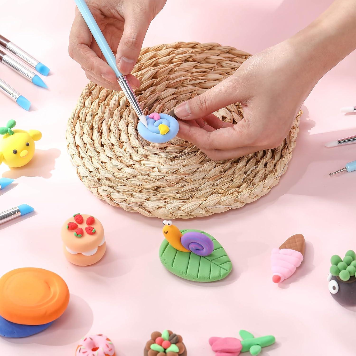 Juego de Herramientas de Escultura de Arcilla Lasnten 60 Pcs