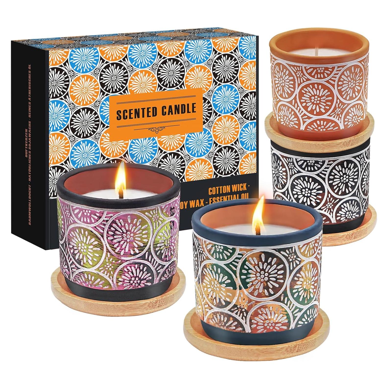 Conjunto de Velas Aromáticas Vorlestour 4 Pack Soja 100g