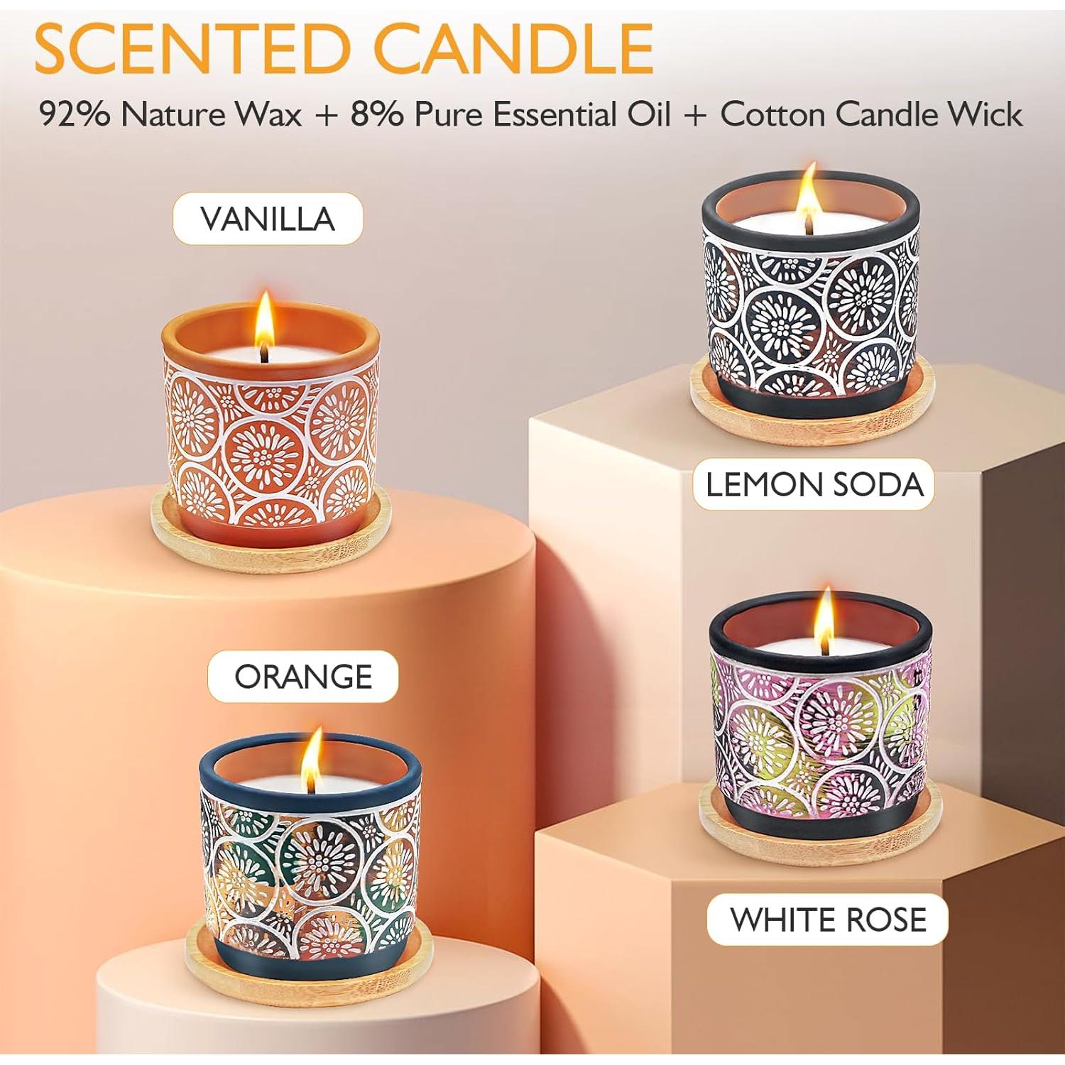 Conjunto de Velas Aromáticas Vorlestour 4 Pack Soja 100g