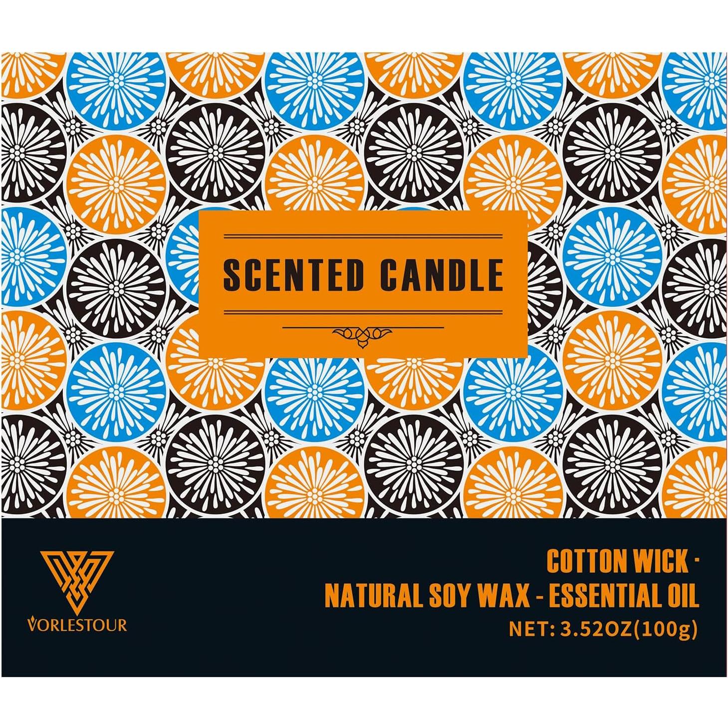 Conjunto de Velas Aromáticas Vorlestour 4 Pack Soja 100g