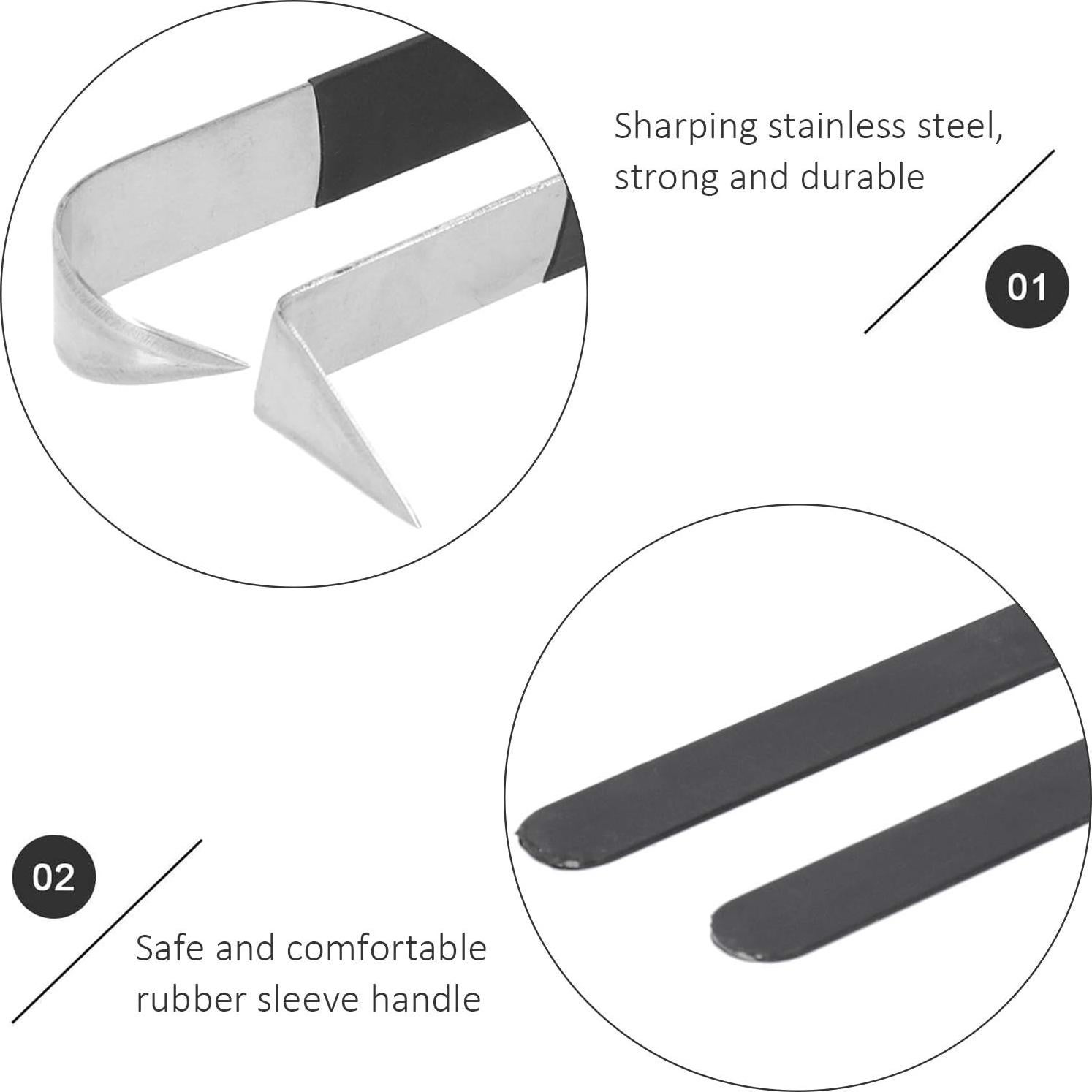 Juego de 4 herramientas de escultura cerámica Haosie - Acero inoxidable