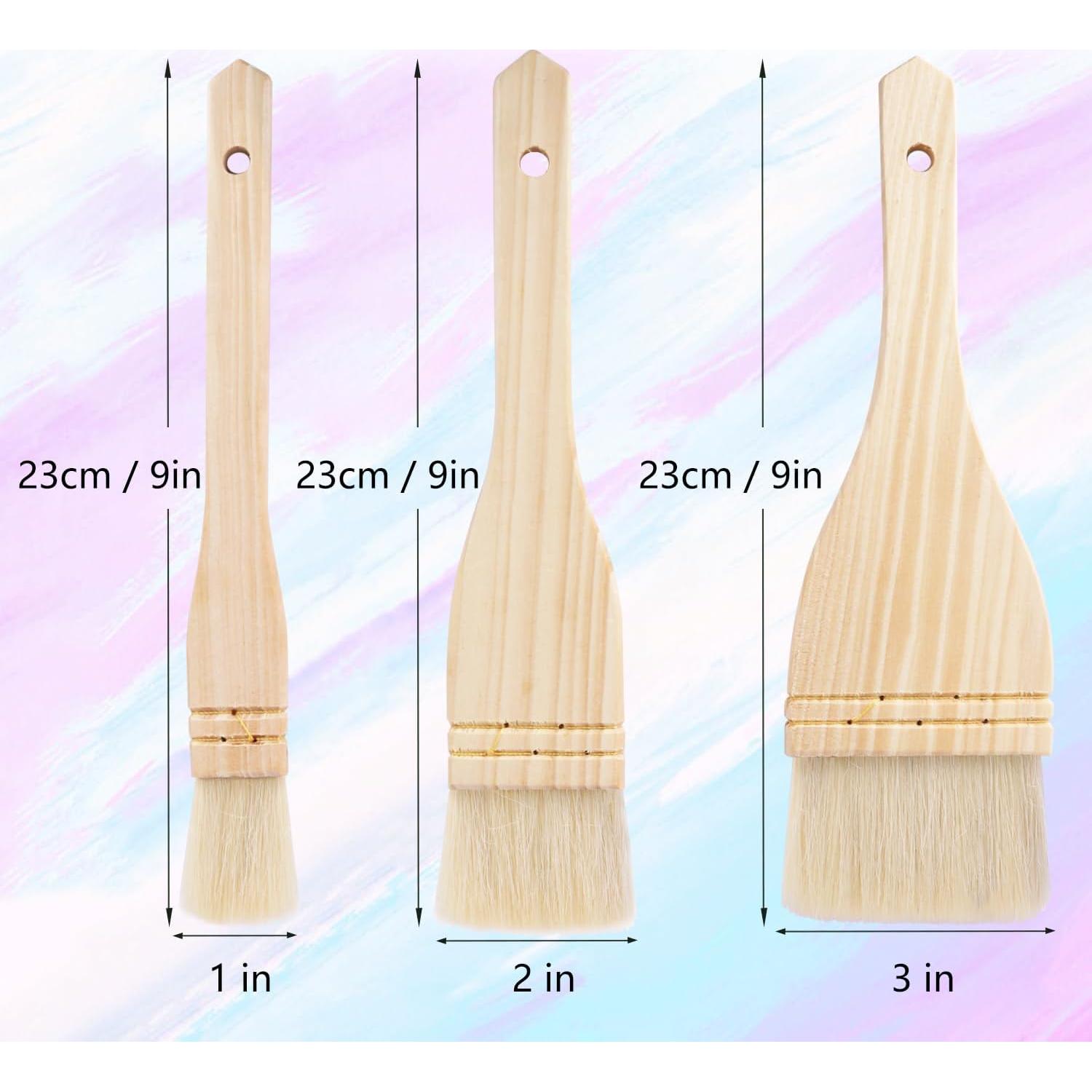 Juego de Pinceles Hake KUKLIPJIM - 12 Pinceles 2.5cm a 7.6cm