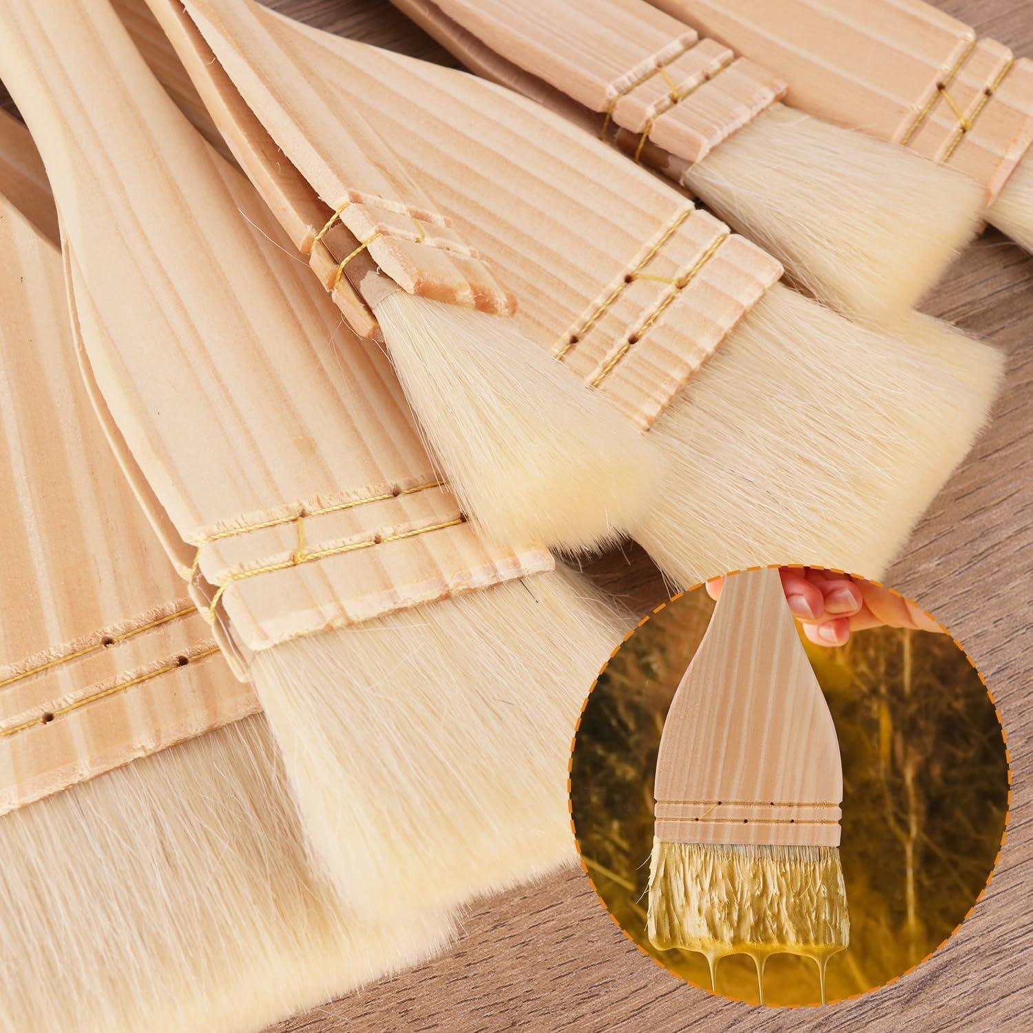 Juego de Pinceles Hake KUKLIPJIM - 12 Pinceles 2.5cm a 7.6cm