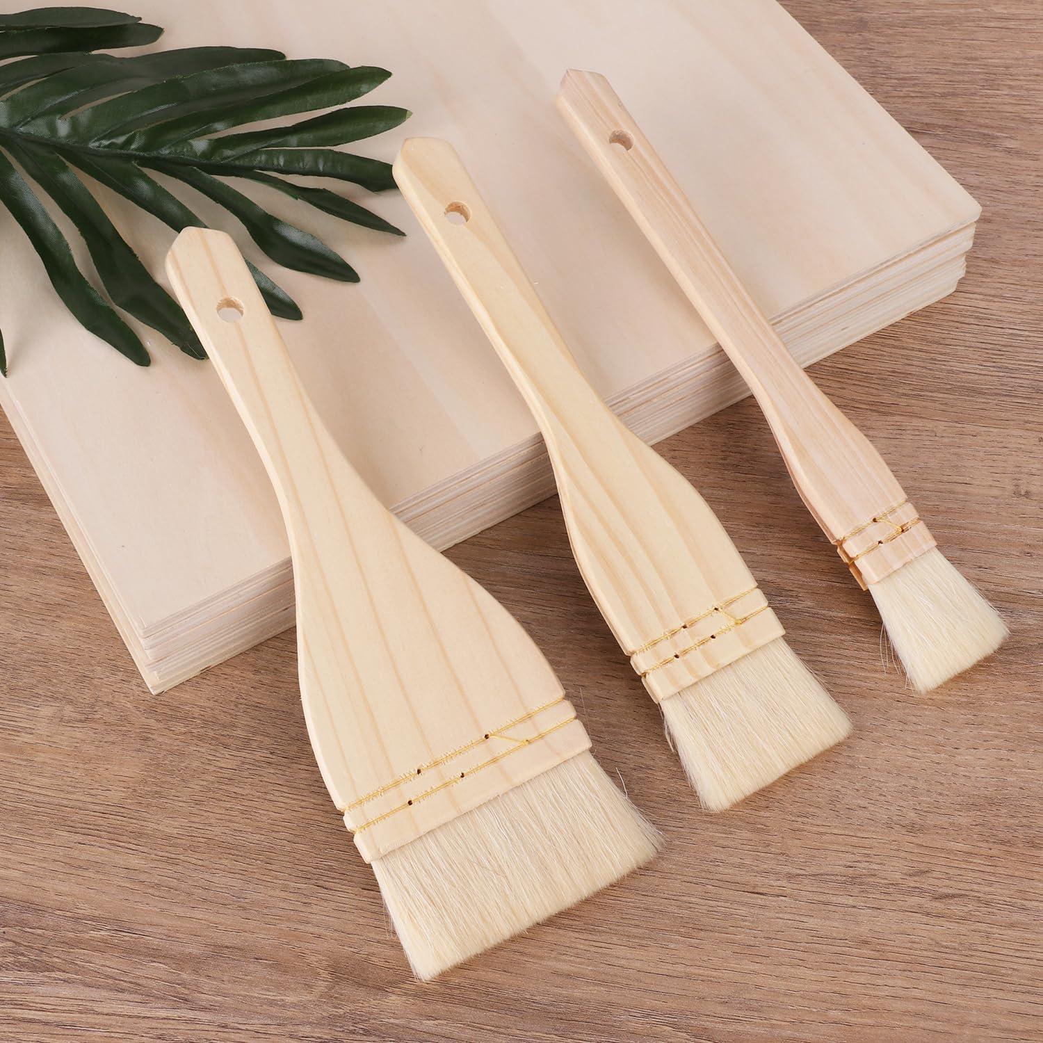 Juego de Pinceles Hake KUKLIPJIM - 12 Pinceles 2.5cm a 7.6cm