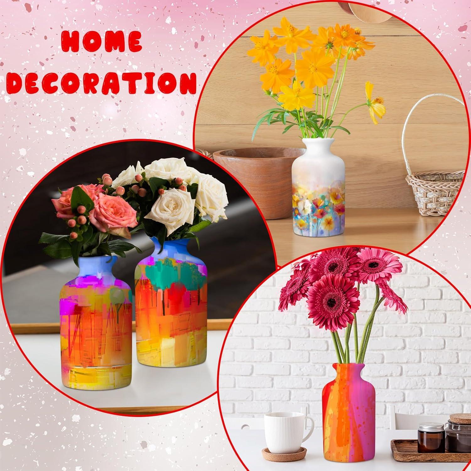 Kit de Pintura de Jarrones de Cerámica Singhoow - 4 Piezas