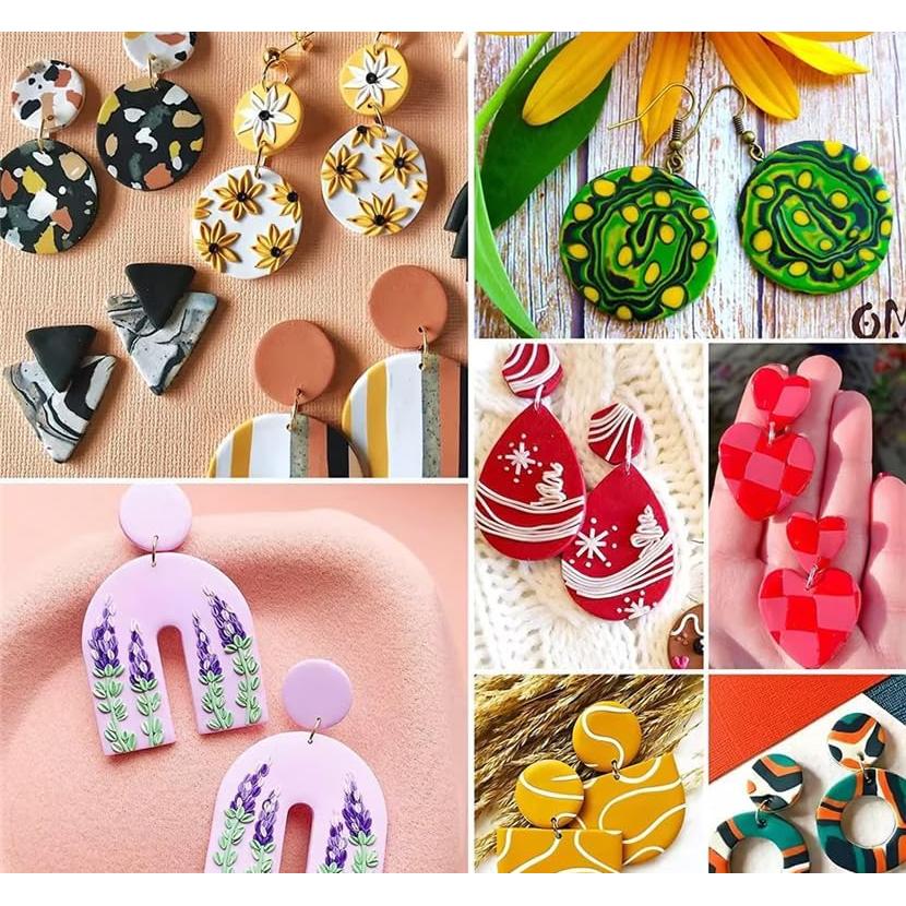 Juego de 8 Cortadores de Arcilla Circulares Pxiryanlow