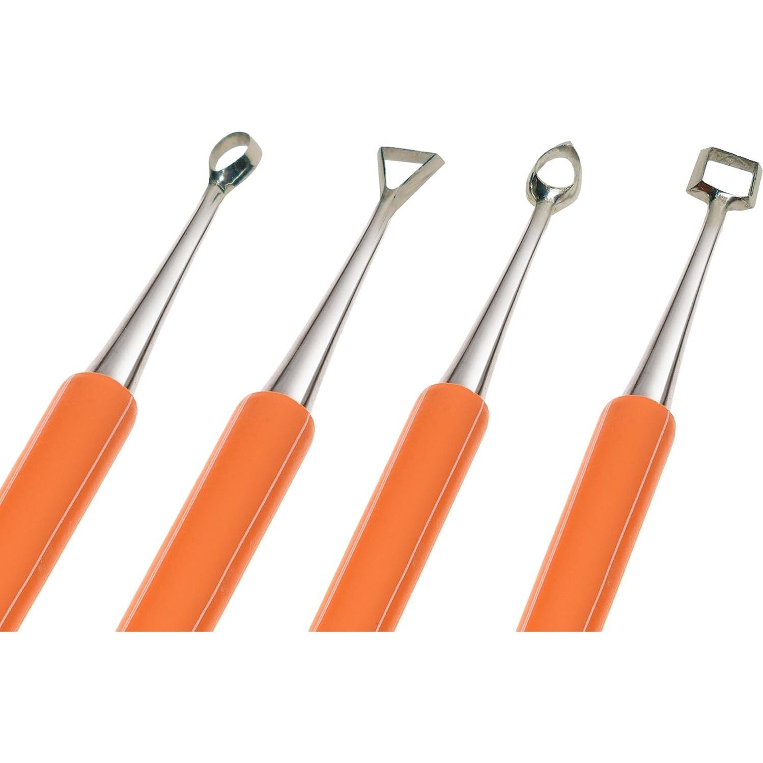 Juego de Herramientas de Tallado Xiem Tools, 4 Piezas, Acero Inoxidable