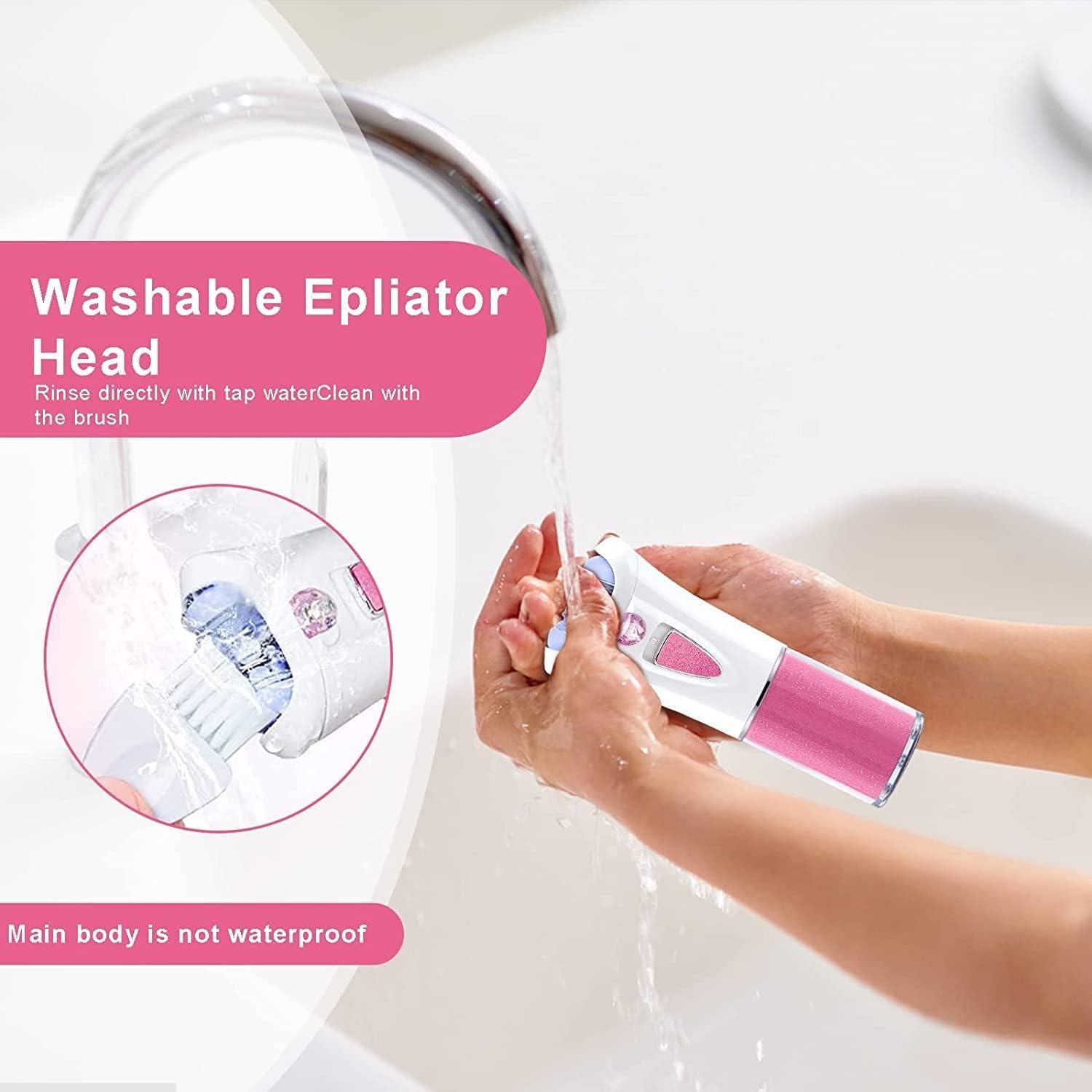 Epilador Facial Inalámbrico Glabrouse con Luz LED