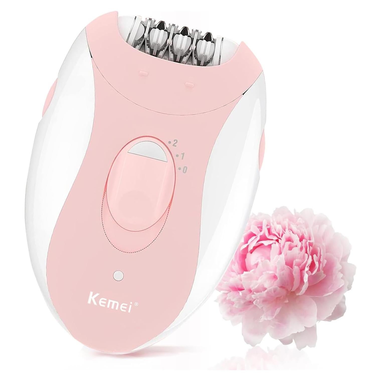 Epilador Eléctrico Muvik para Mujeres con Luz LED y 2 Velocidades