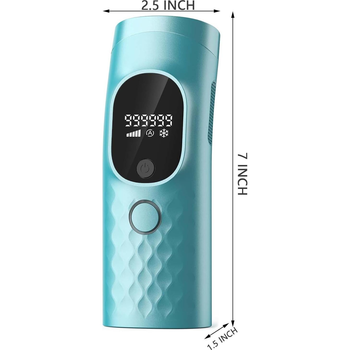 Dispositivo IPL de Eliminación de Vello Permanente Miley - 999,999 Destellos, Enfriamiento Indoloro, 5 Niveles de Potencia